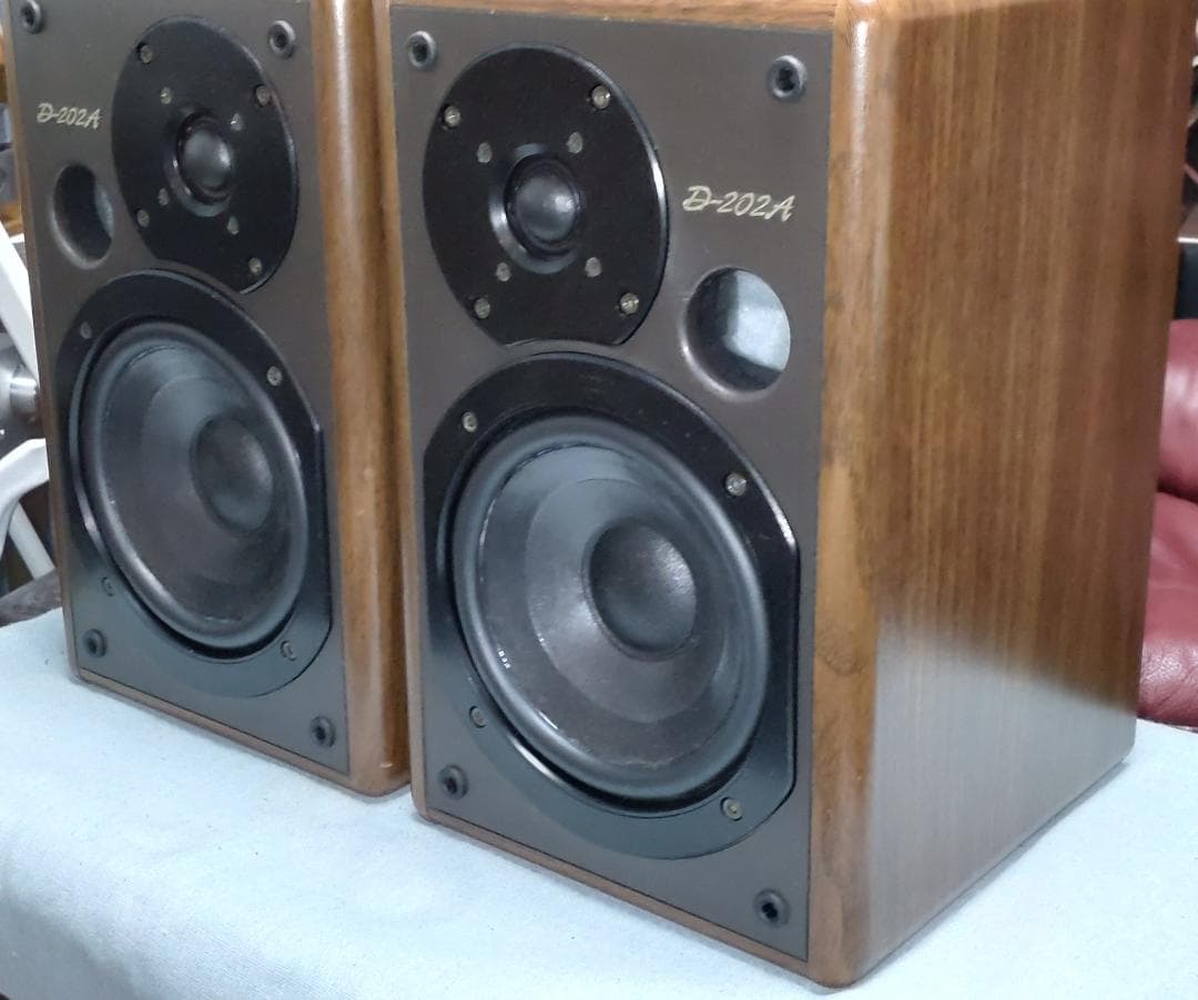 (動作品/エッジ交換済) Onkyo D-202A ブックシェルフスピーカーペア