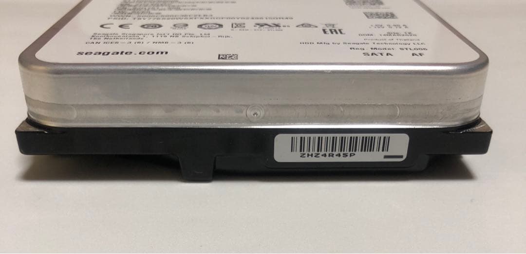 Seagate IronWolf 12TB HDD　健康状態注意