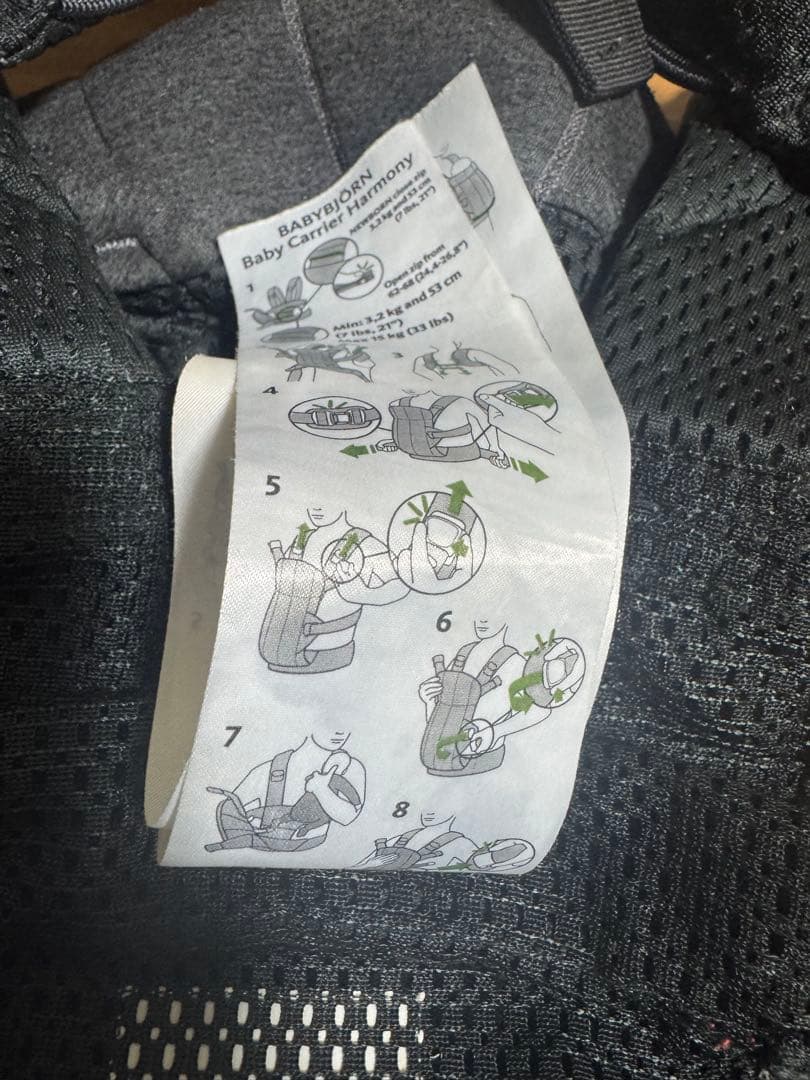ベビービョルン ハーモニー メッシュ抱っこ紐