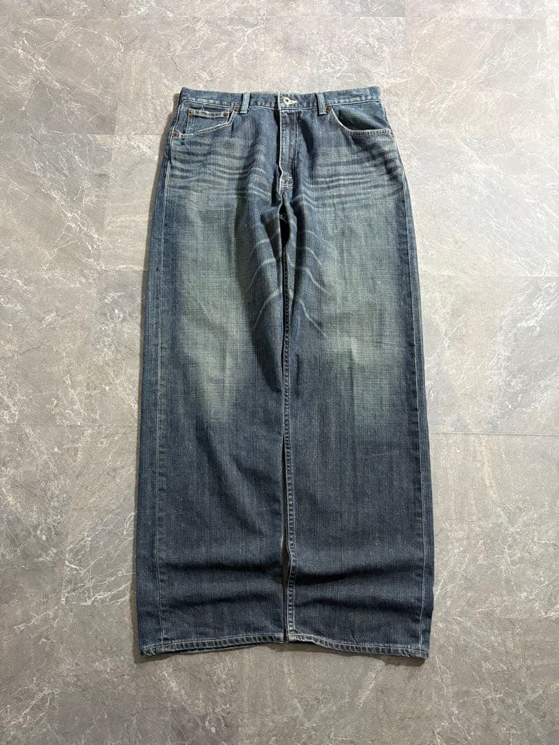 00s LEVI’S 504 wide denim pants W34