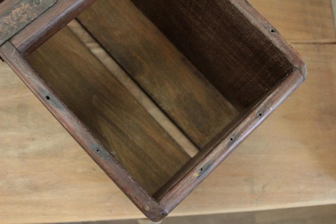 イギリスヴィンテージ/木箱小物入れ・コレクション収納