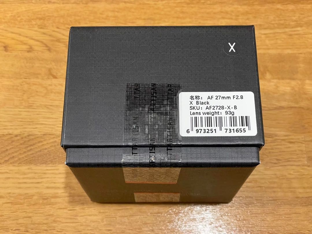 【新品】TTArtisan 27mm f2.8 AF　ブラック Xマウント