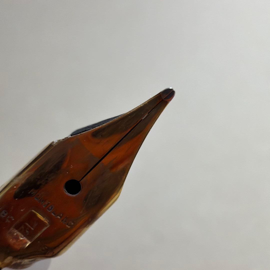 新品 廃盤 MONTBLANC モンブラン No.12 万年筆 ブラック 18c