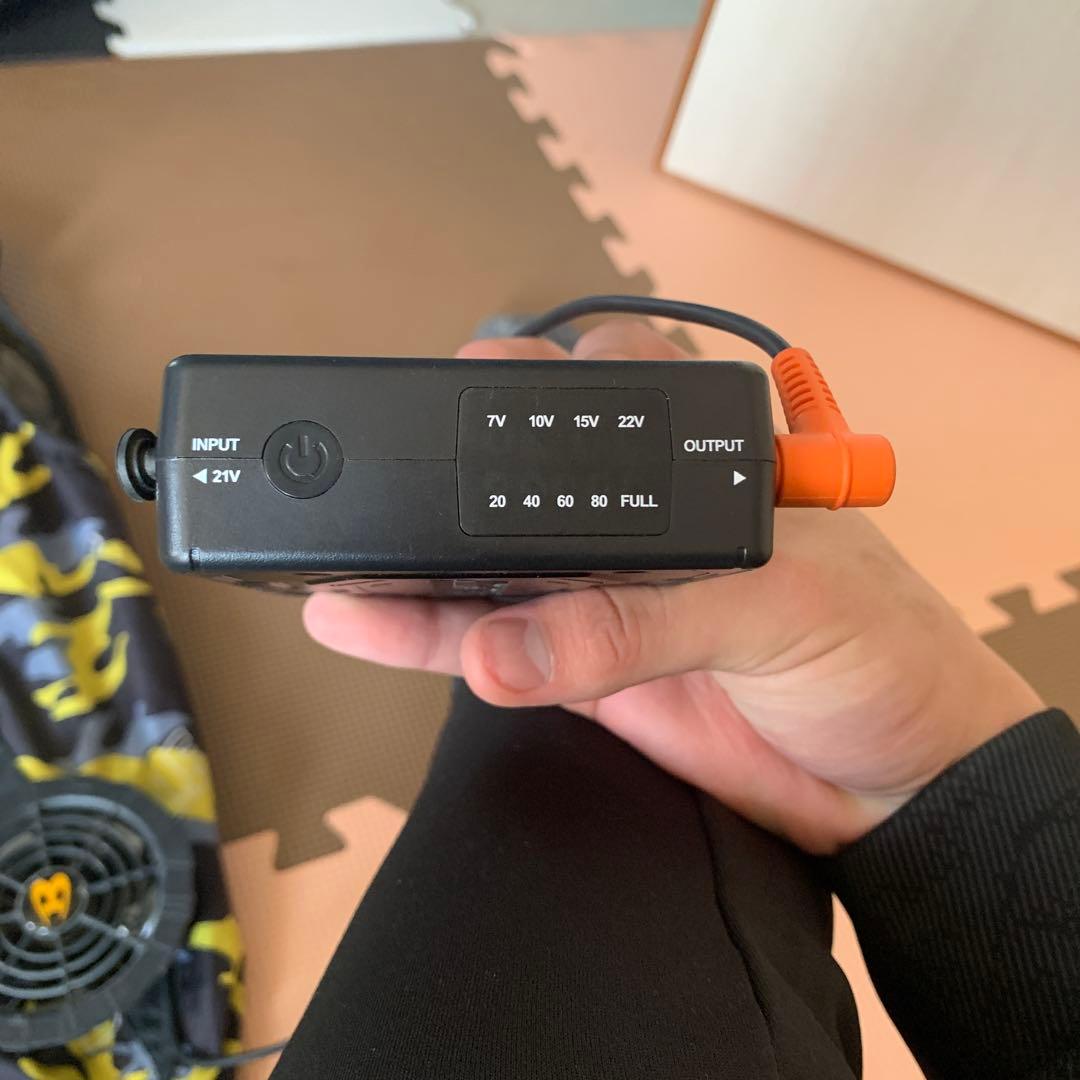 BURTLE 迷彩柄ファン付きベスト AC08-22V