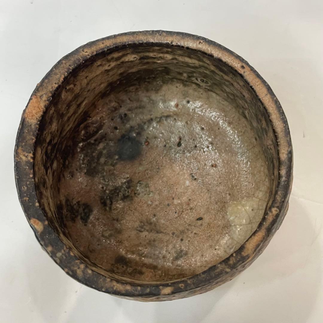 長春天山　窯変筒茶碗　希少　木箱付　工芸品　美術品　ハンドメイド　コレクション