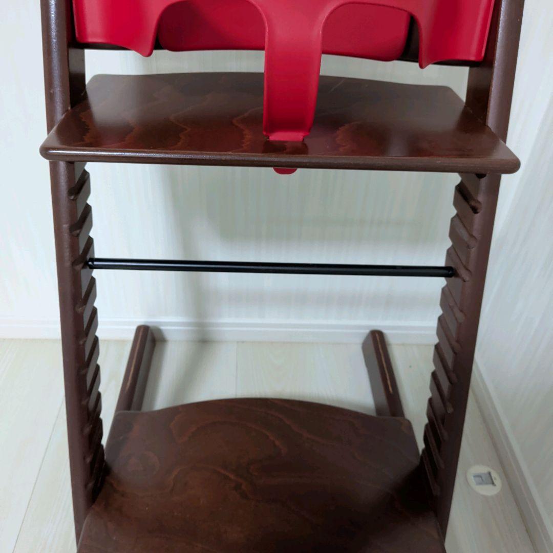 ストッケ　トリップトラップ　ベビーチェア　ウォールナット　ベビーセットV3