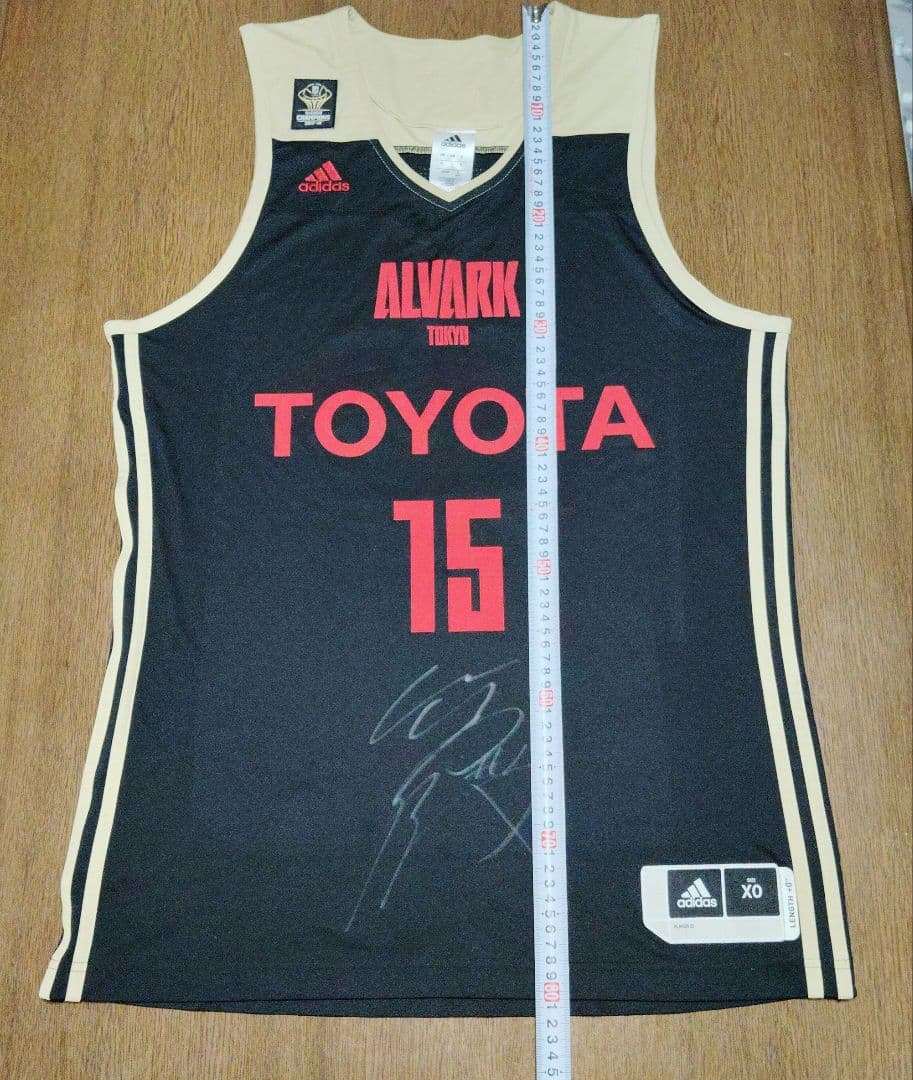 アルバルク東京 サイン入り 15番（竹内 譲次選手）X0サイズ