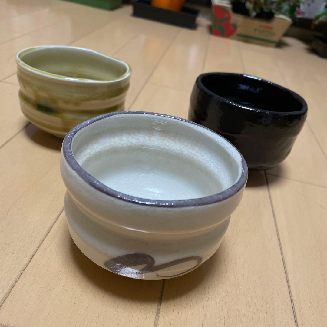 茶道具　野点セットと茶碗3個