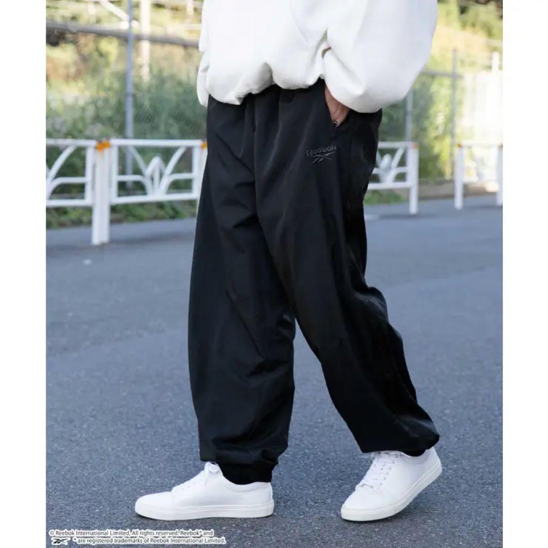専用Reebok バックロゴ ナイロン 上下 アノラックパーカー トラックパンツ