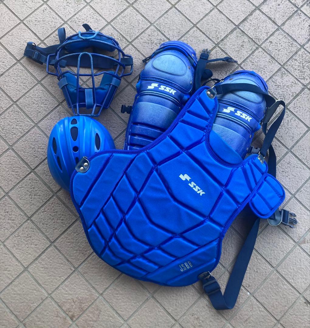 軟式SSK一般キャチャー道具セット