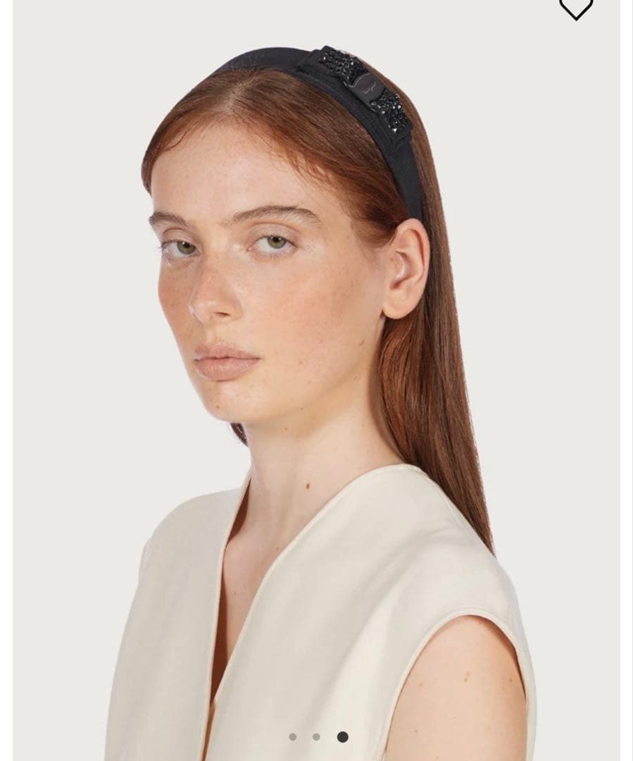 FERRAGAMO カチューシャ ブラック