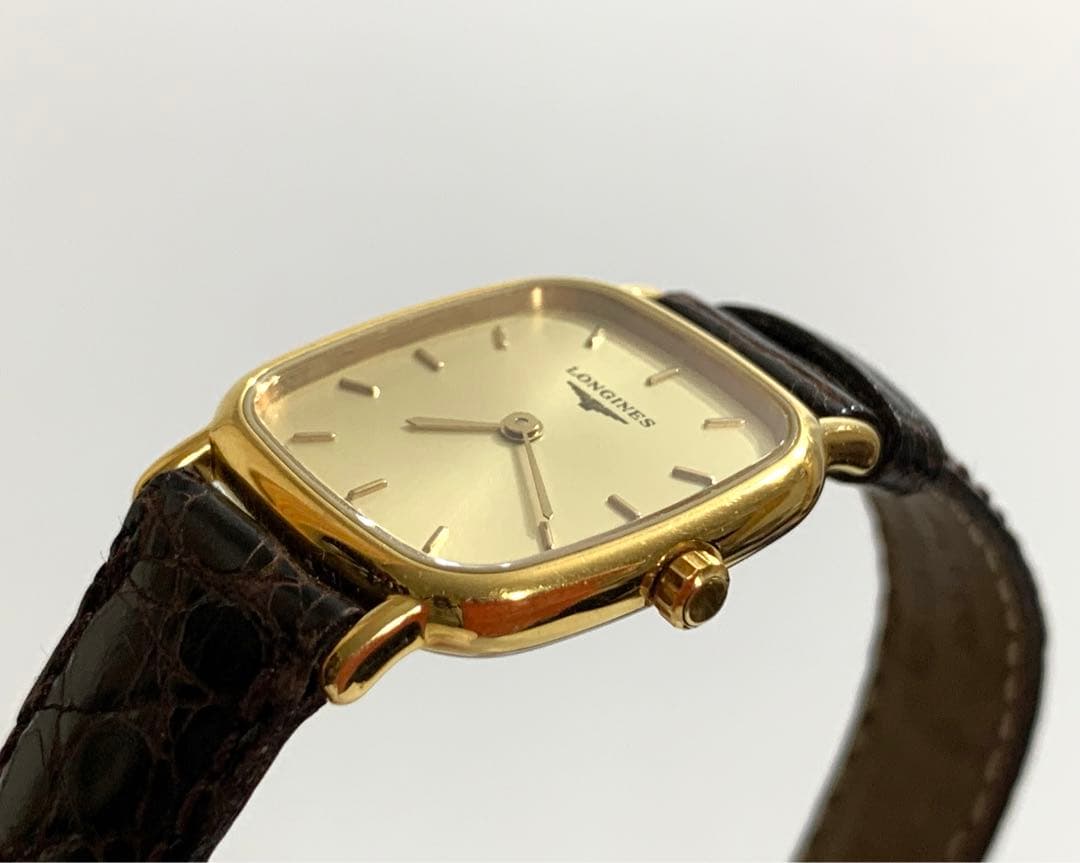 ロンジン LONGINES ゴールドカラー アナログ レディース腕時計 ジャンク