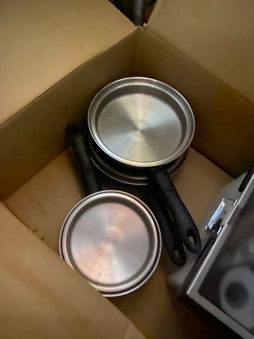 Amway 大・中フライパン・大・中・小ソースパン