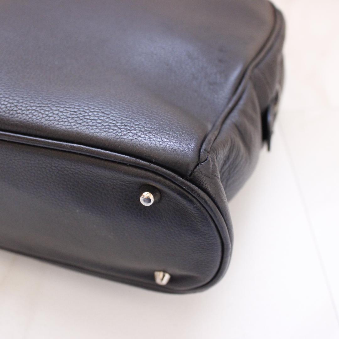 MORABITO ビジネスバッグ レザー ブラック 通勤用 トートバッグ