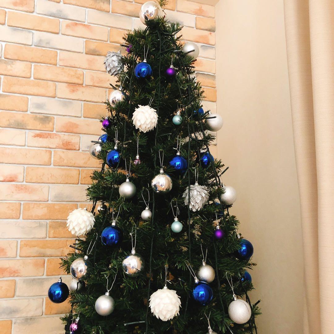 クリスマスツリー 180cm オーナメント LED 収納袋 全部付き❗️