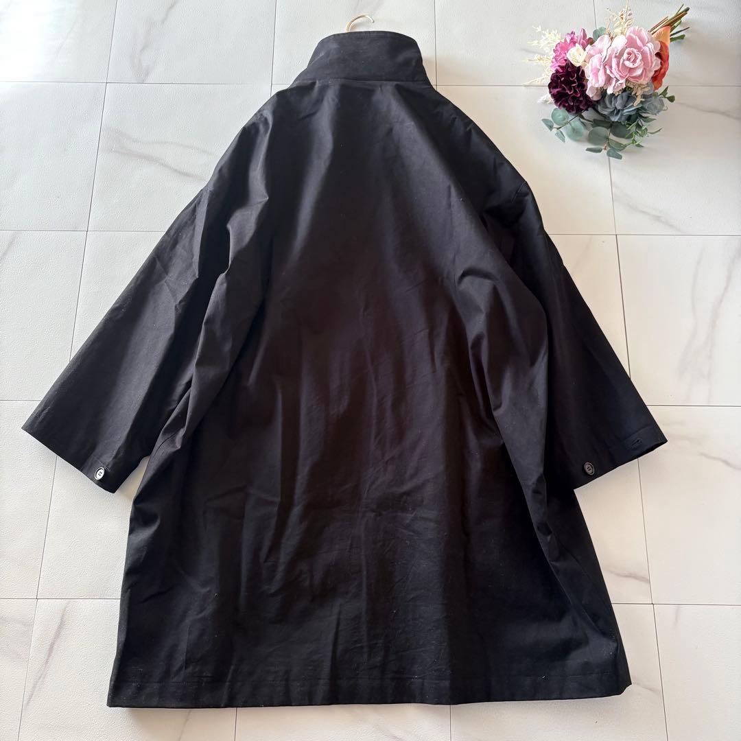 NO.7-131 mfpen ロングコート　黒　S アウター