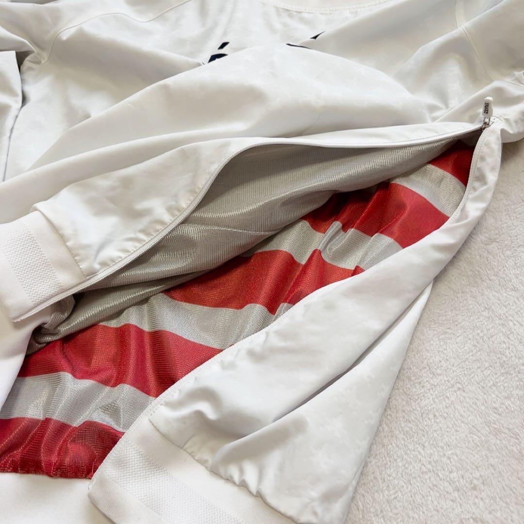 極美品　パーリーゲイツ　近年　サイズ７　３L　星条旗　蓄熱裏地　スニード 白