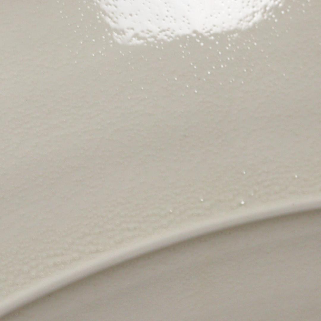 塚本快二 快山窯 白瓷 菓子鉢 25cm 白磁 共箱 美品