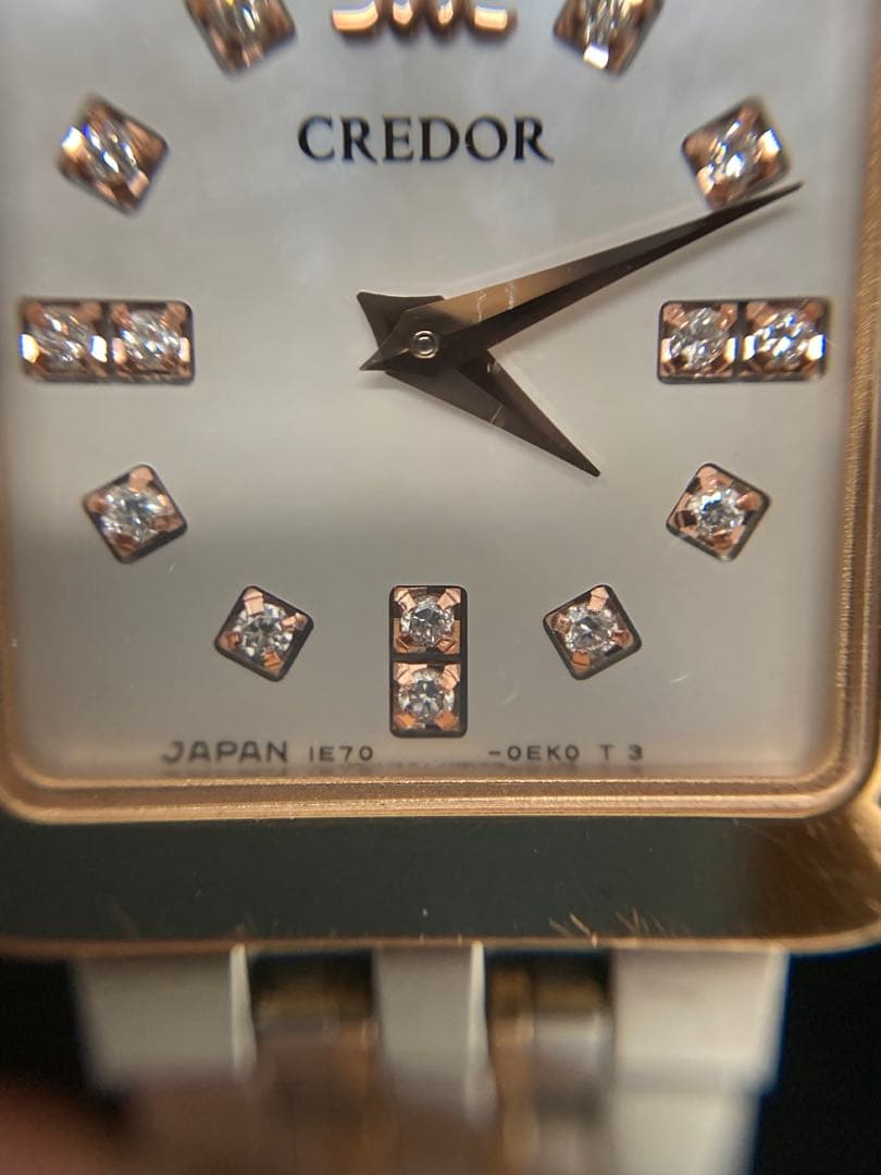 SEIKO CREDOR スクエアフェイス 時計7/31まで