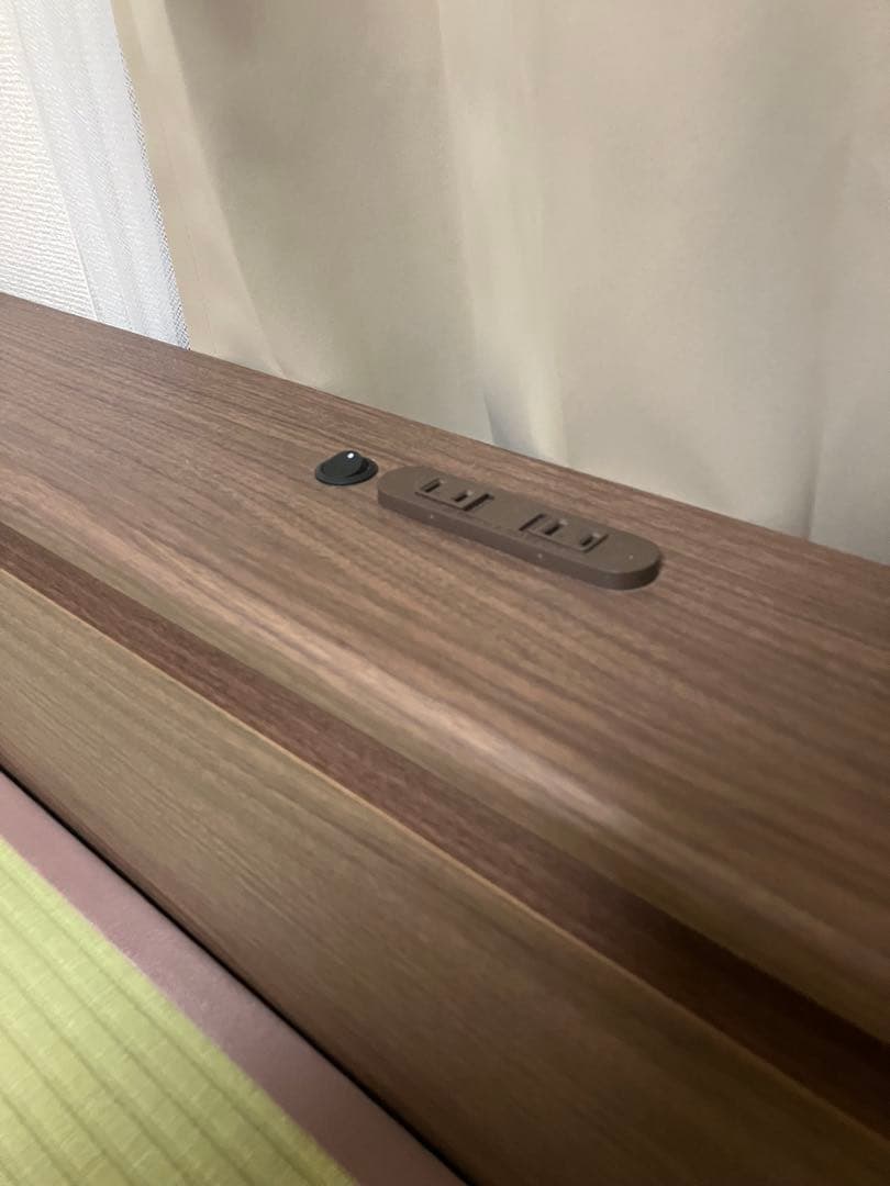 セミダブルベッドフレーム ブラウン 引き出し付き（直接受け取り希望）