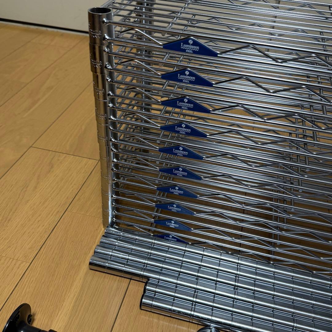 ドウシシャ ルミナスフィール 突っ張りラック 幅90cm MD90-10T