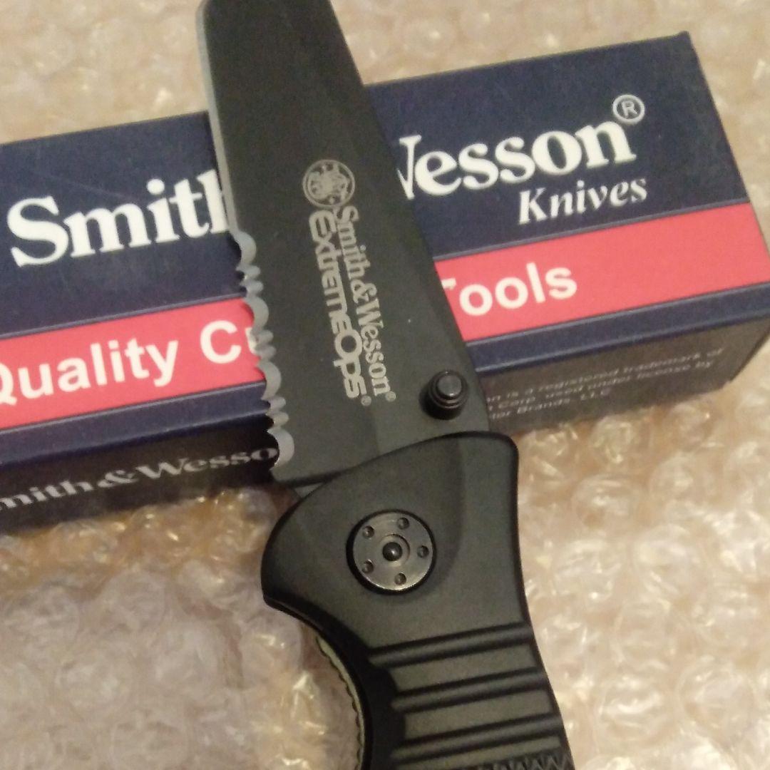 スミス＆ウェッソン。ナイフ。未使用。