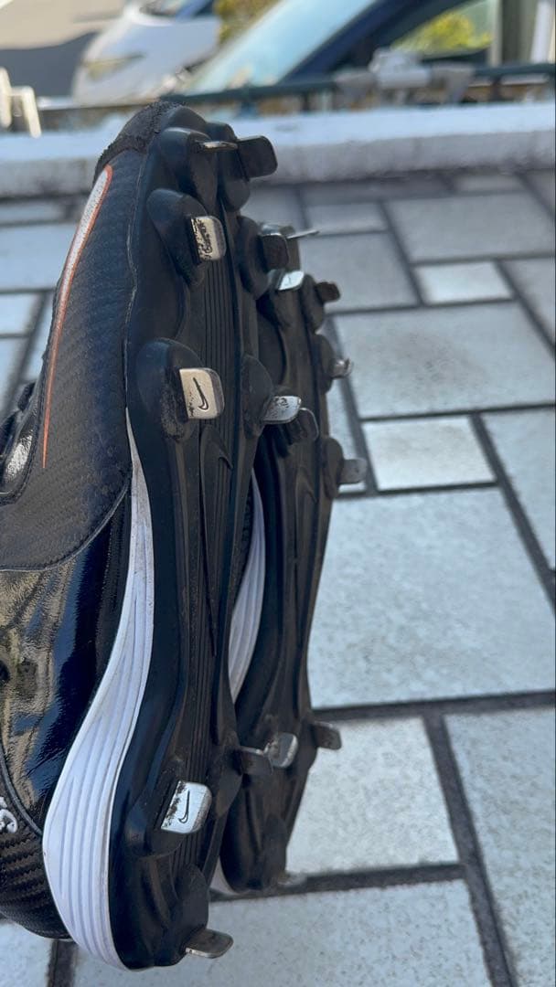 【読売ジャイアンツ選手 実使用スパイク】 NIKE／金具スパイク／27cm