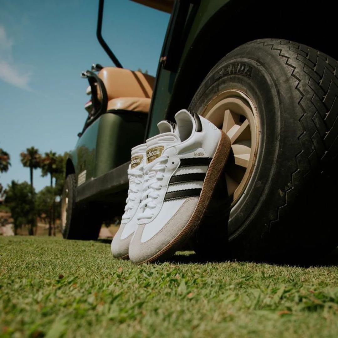 【タグ付新品】アディダス　ゴルフシューズ　サンバ　samba 30.5cm