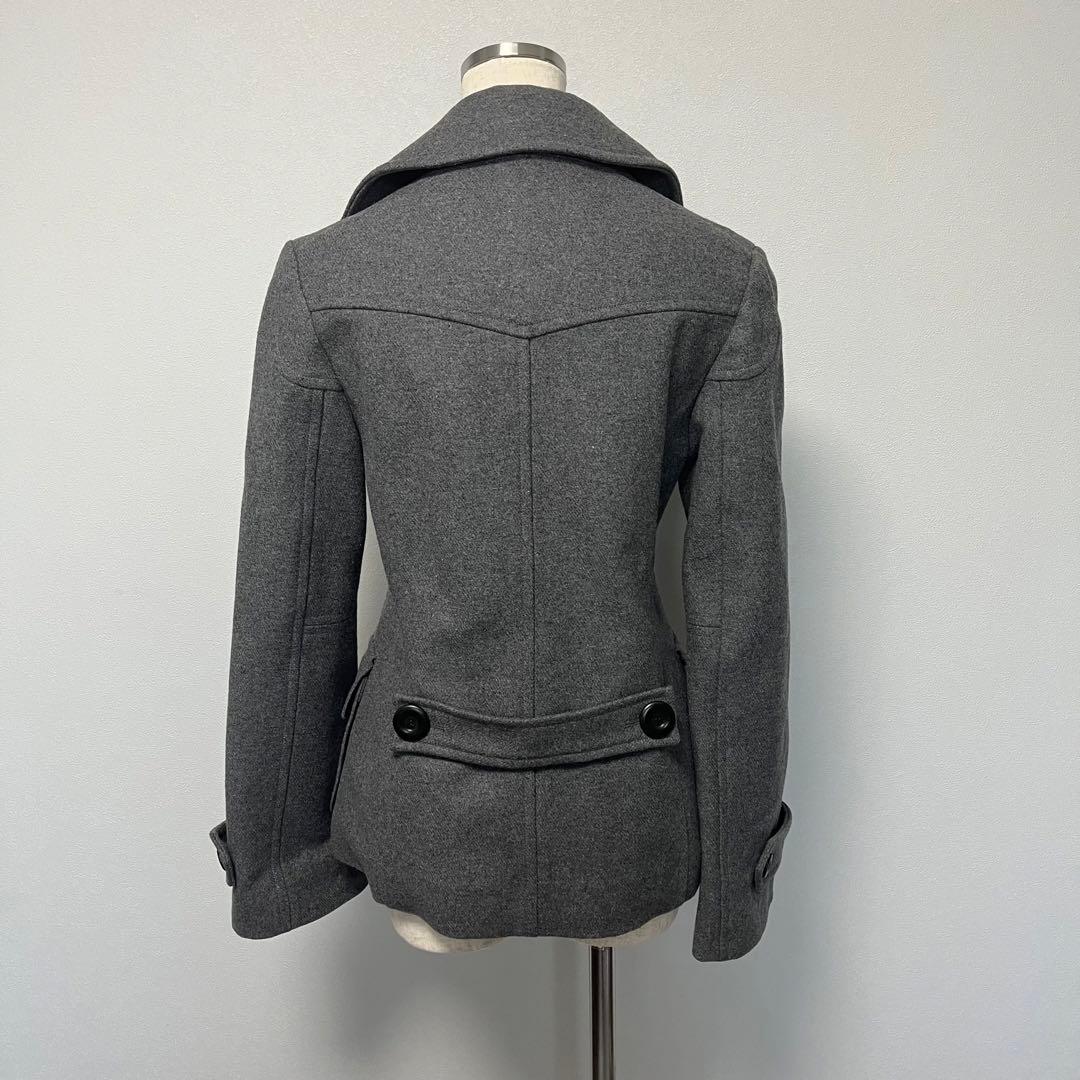 ダークコア ピーコート ウールコート 韓国 海外ガール ゴシック y2k 平成