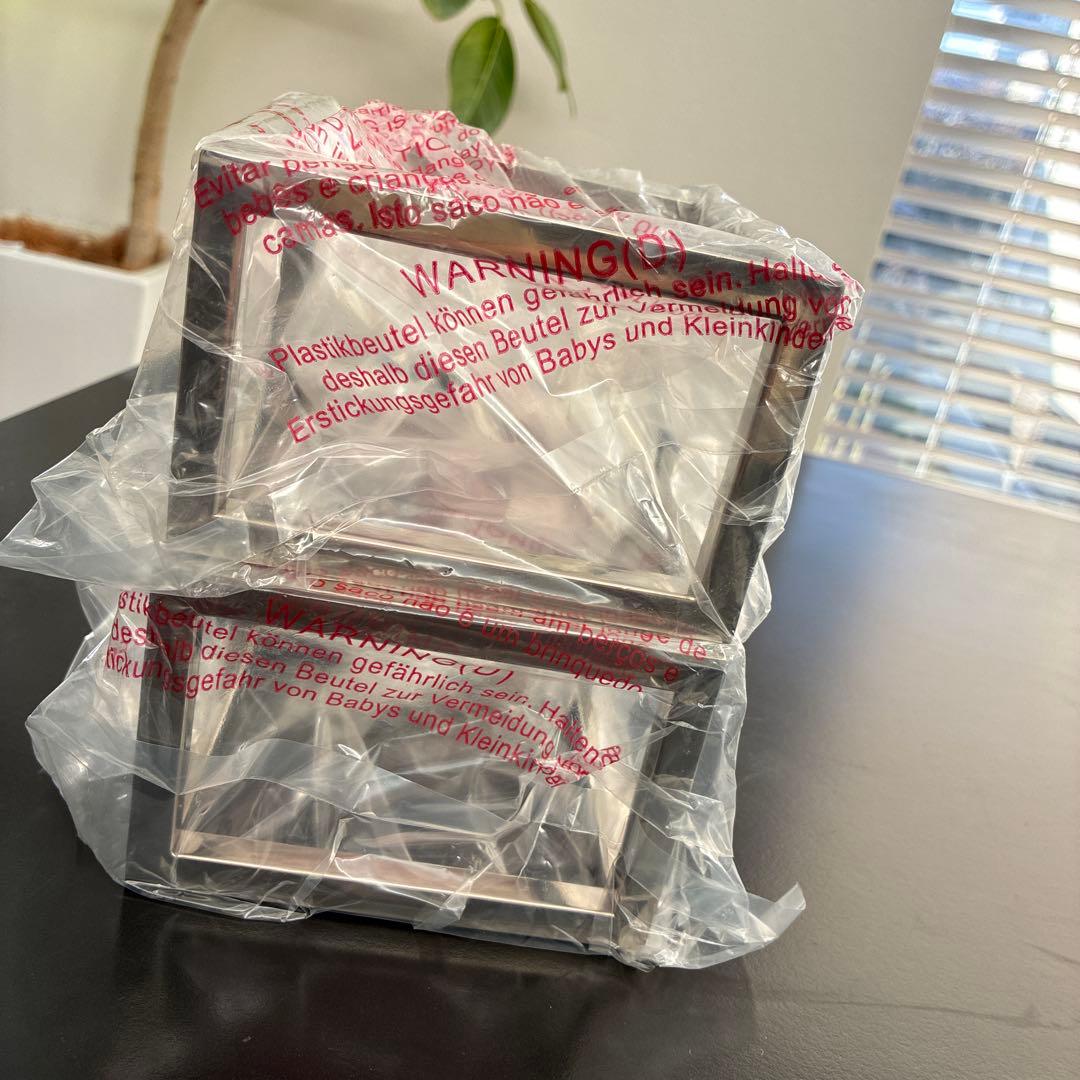 テーブルステンレスライザー2個セット⭐︎新品未使用⭐︎