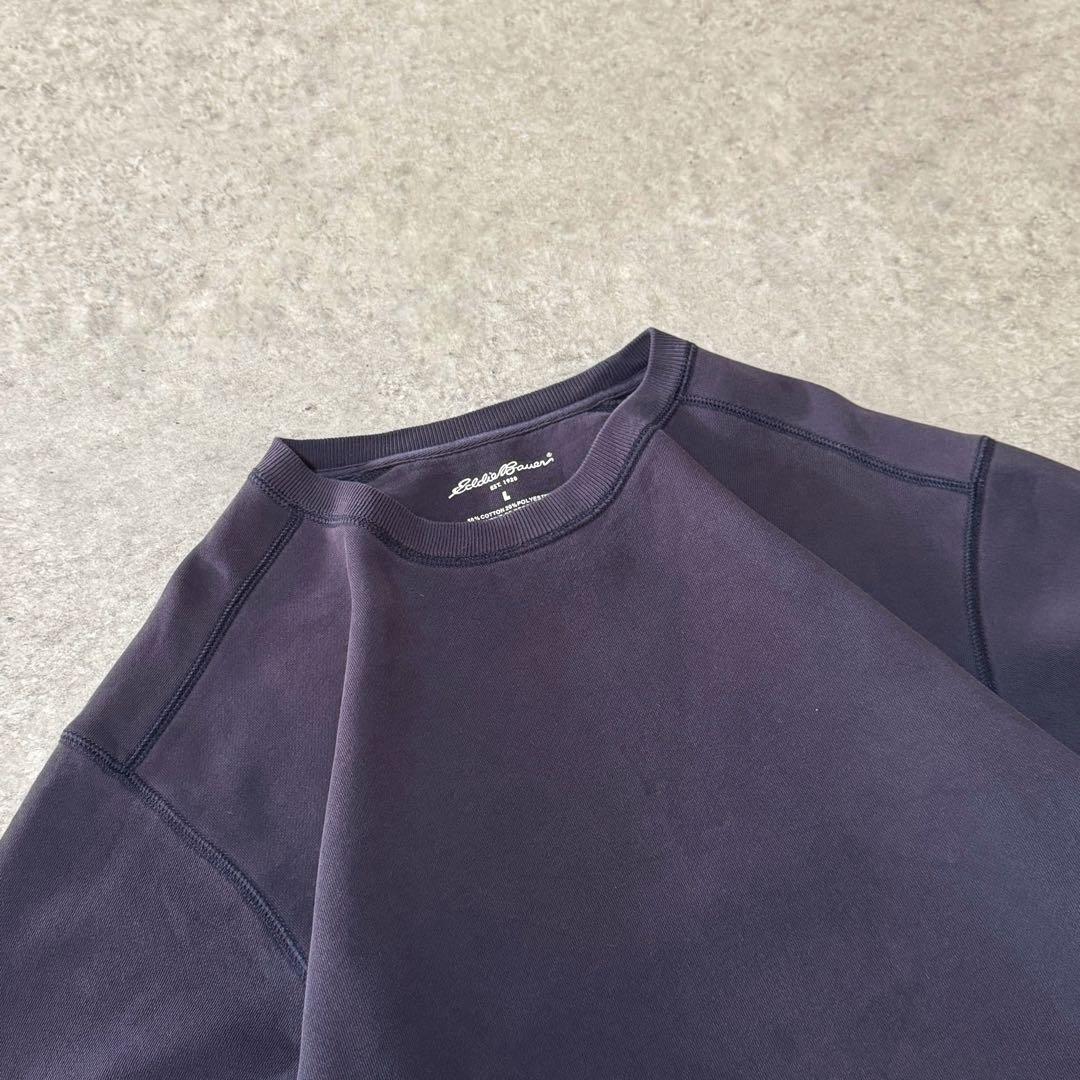 00s エディーバウアー スウェット トレーナー クルーネック フェード L