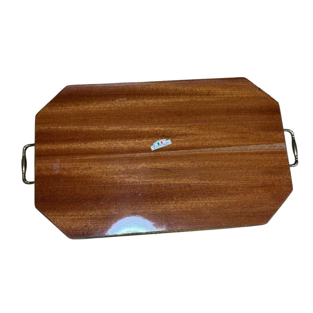 イタリア製 アンティーク 配膳ワゴン キッチンワゴン バタフライ式 ワインラック