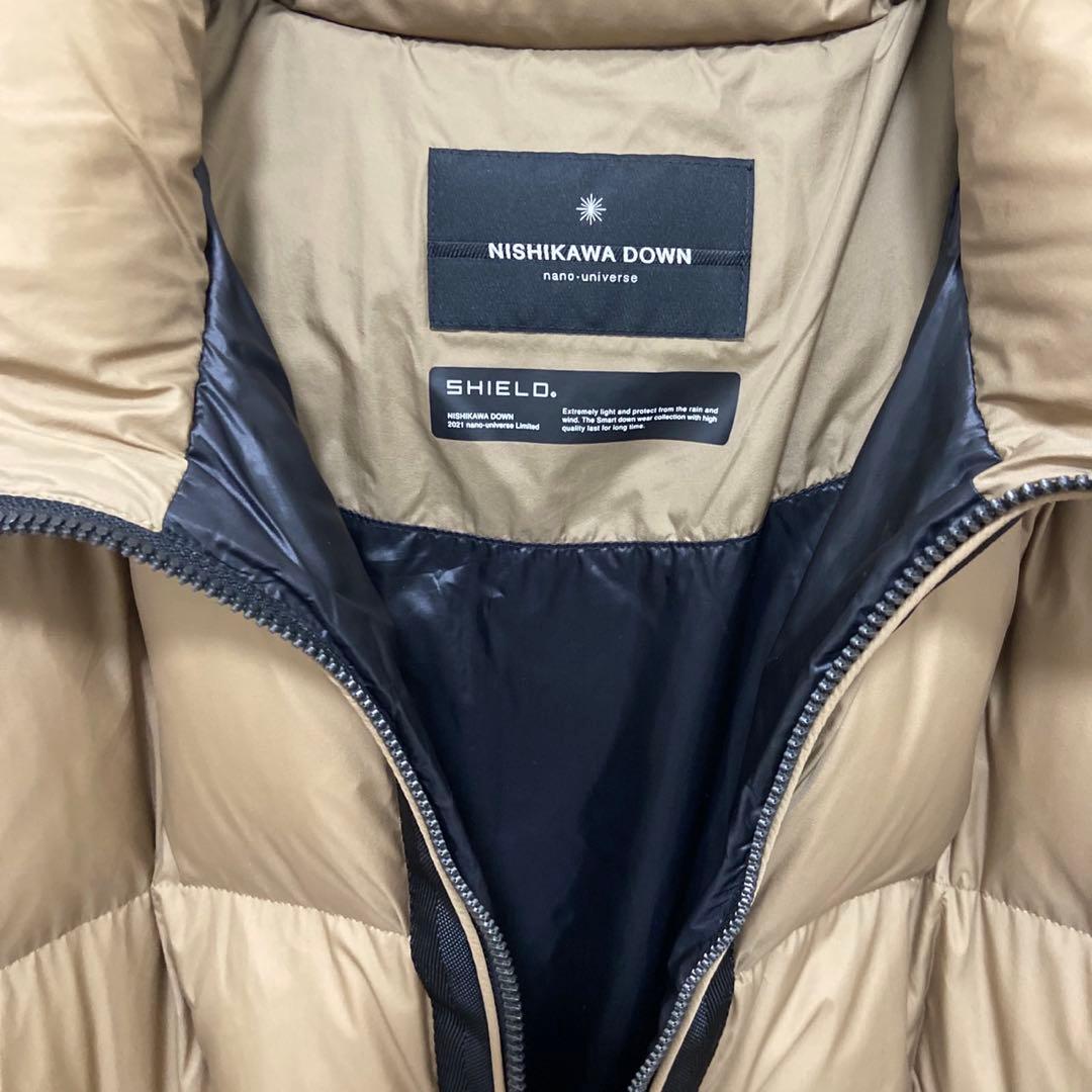 NANO universe 西川ダウンジャケット SHIELD A1 ALPHA
