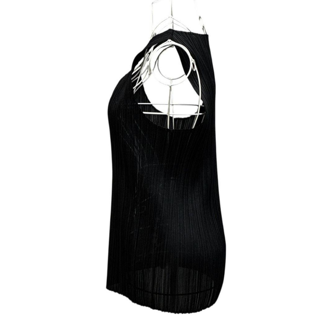 極美品✨プリーツプリーズ イッセイミヤケ キャミソールノースリーブ 黒 3