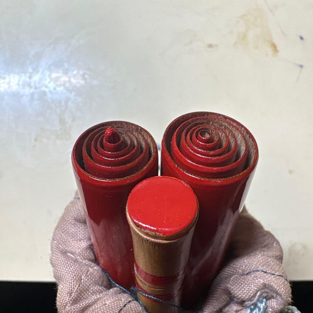 和竿　680mm 11段　赤漆　50年もの