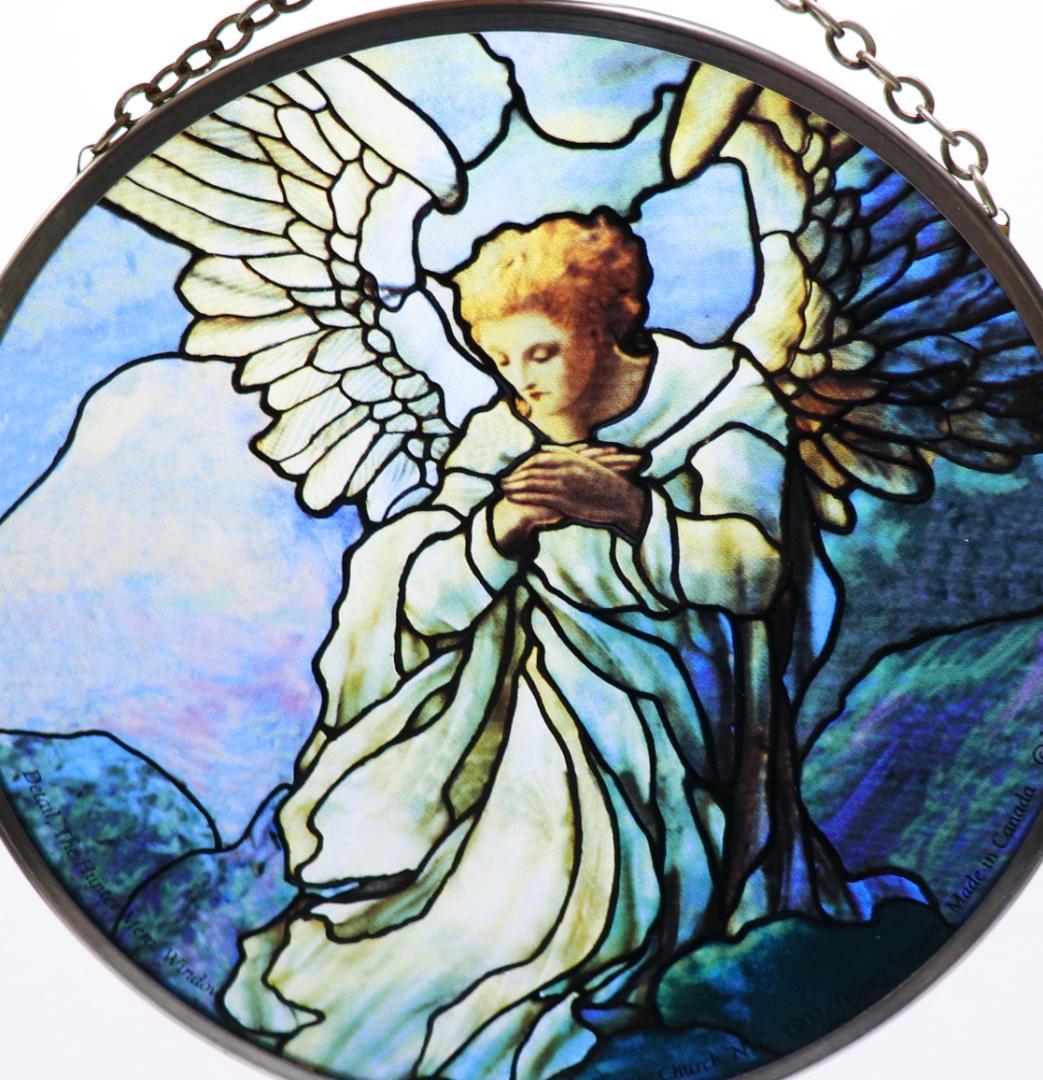 ティファニー ルーテル教会 ヴィンテージ ステンドグラス 祈りの天使 トロント