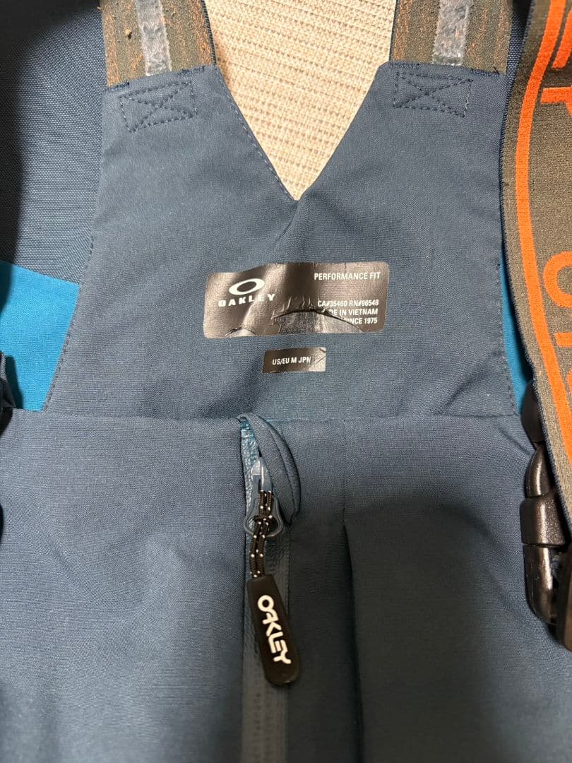 OAKLEY スノーボードウェア ビブパンツ ブルー