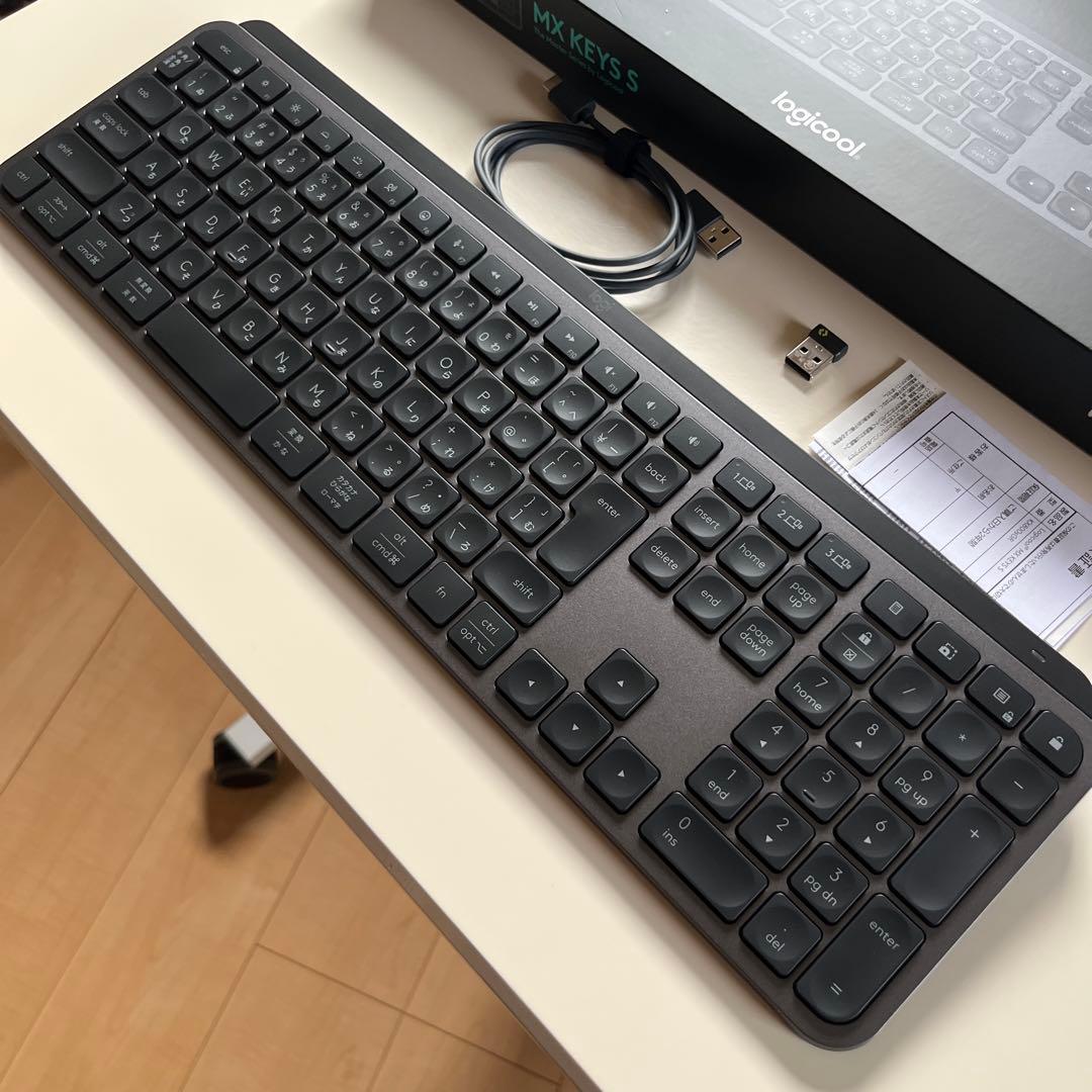 logicool MX KEYS S ワイヤレスキーボード KX800sGR