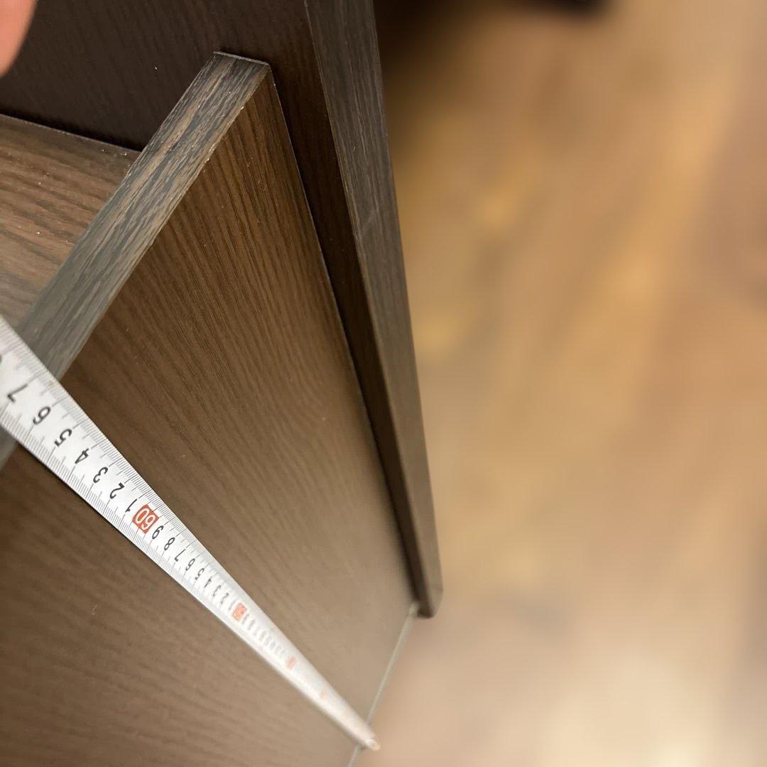 ダークブラウン パソコンデスク 引き出し付き-お譲り値段は2月10日まで