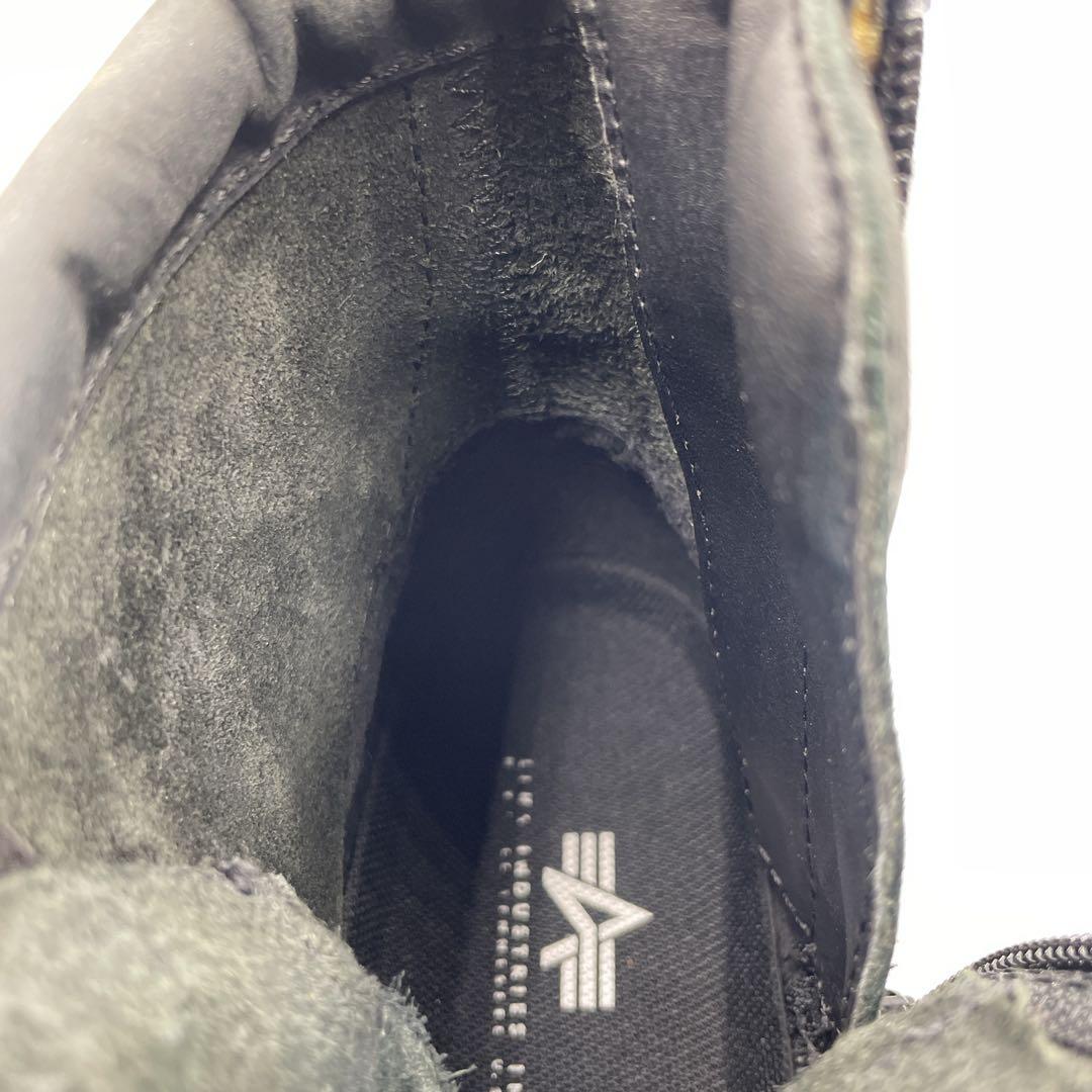 アルファインダストリーズ　エンジニアブーツ　スチールトゥ　サイドジップ　25.5