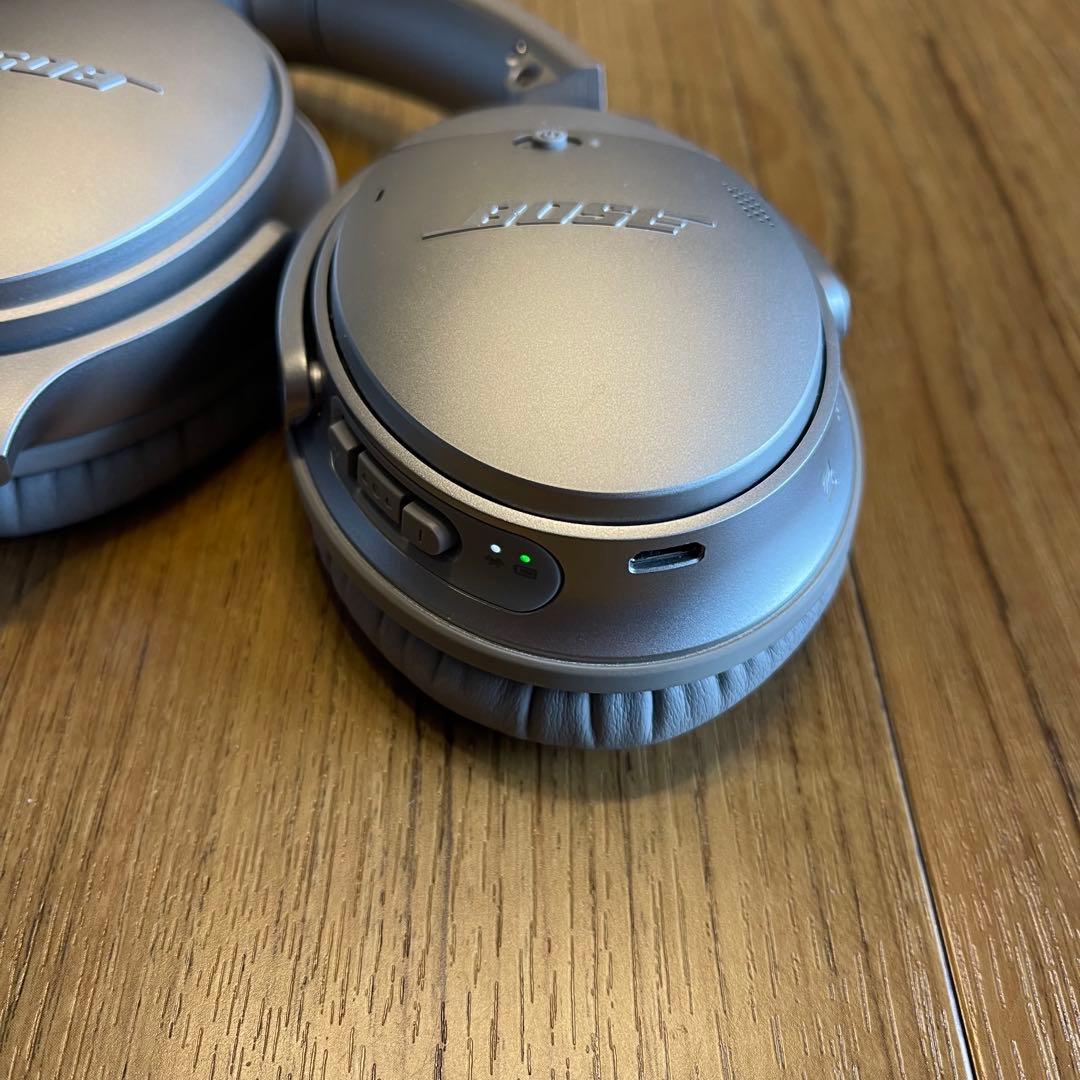美品！BOSE QUIETCOMFORT35シルバー ワイヤレスヘッドホン
