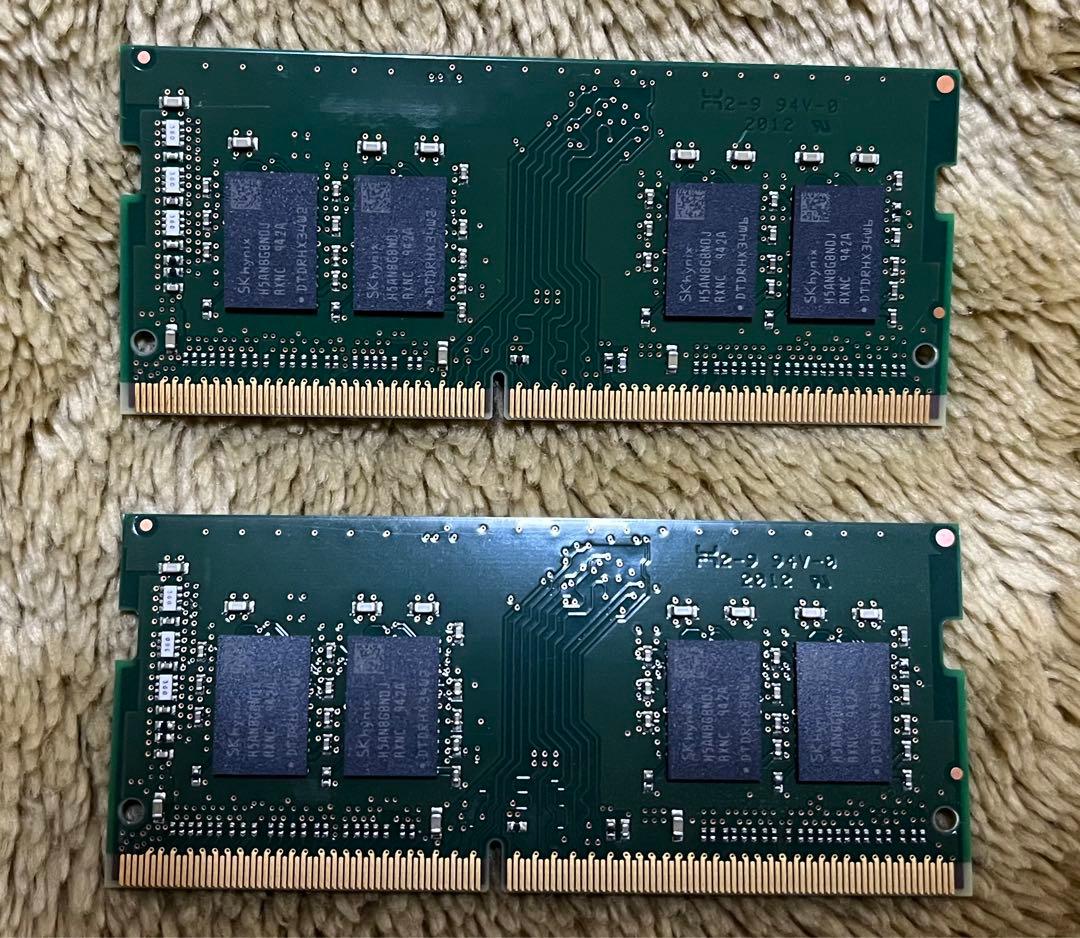 SanMax DDR4 ノートPCメモリ16GB(8GB×2)PC4-2666V