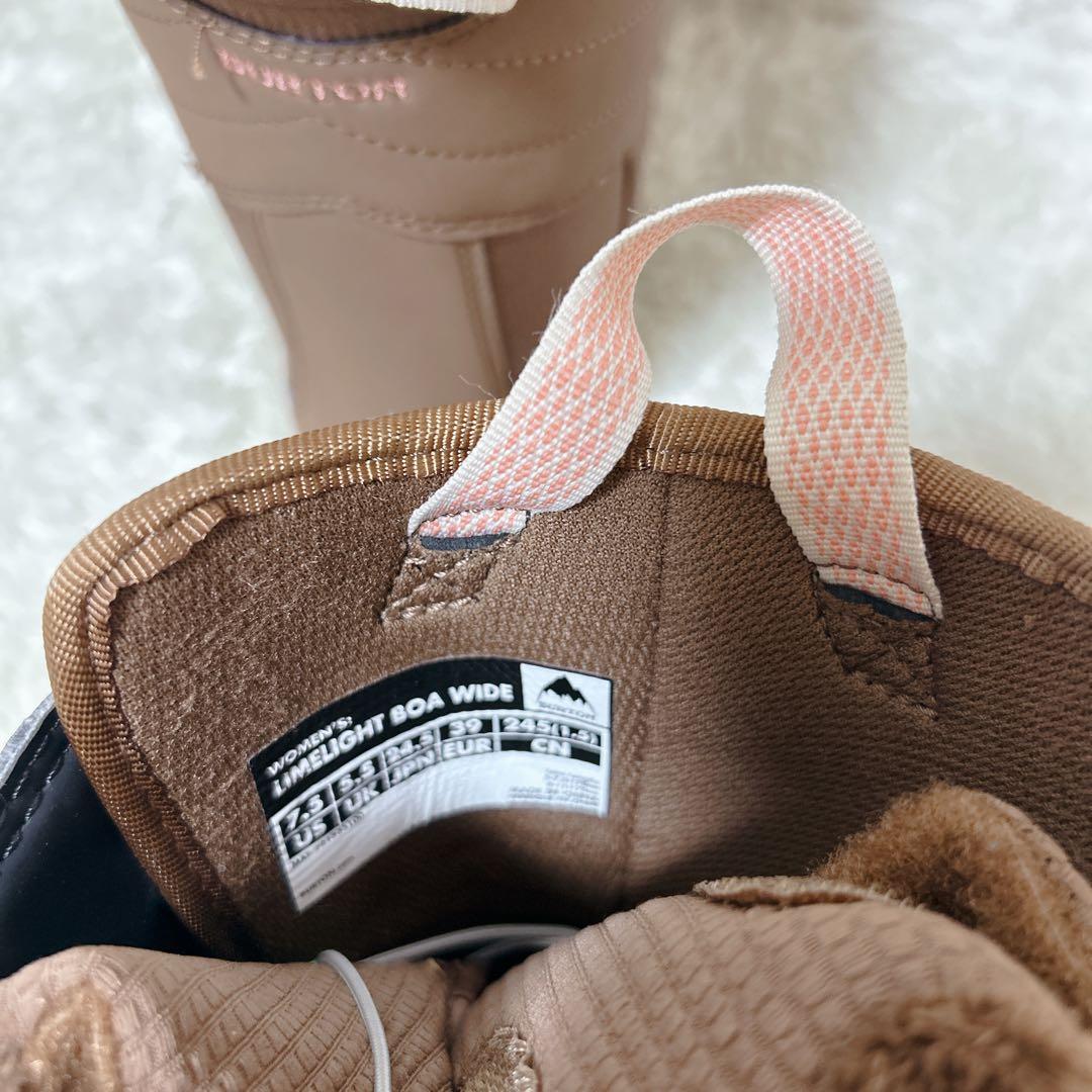 【美品】BURTON　Limelight スノーボードブーツ ブラウン24.5