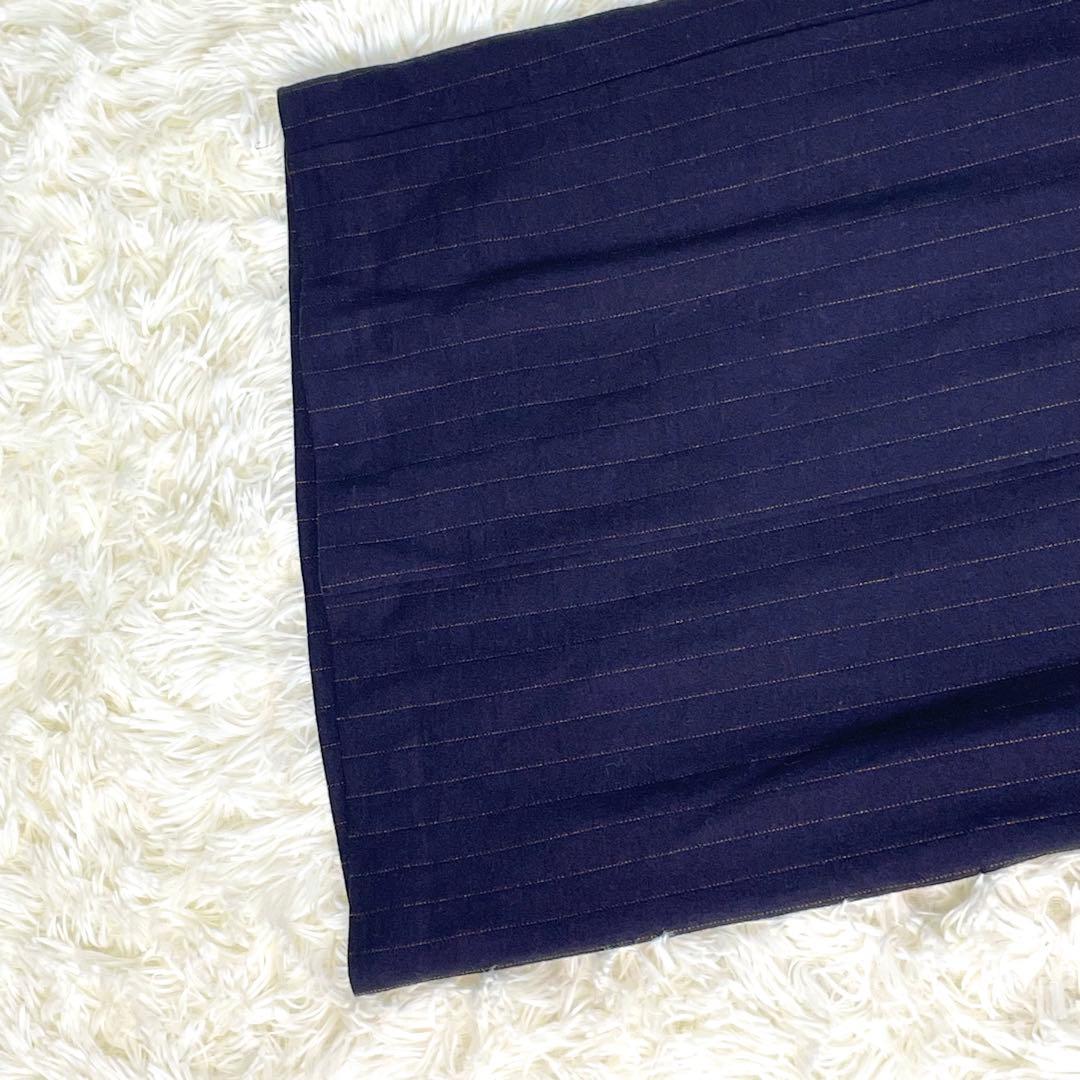 美品 MaxMara マックスマーラ ワンピース フォーマル ストライプ 白タグ