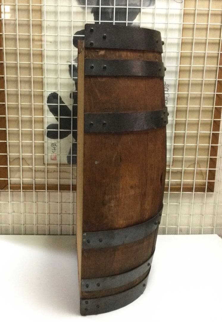 ウイスキー樽【キャビネットラック】　「USED」送料込み