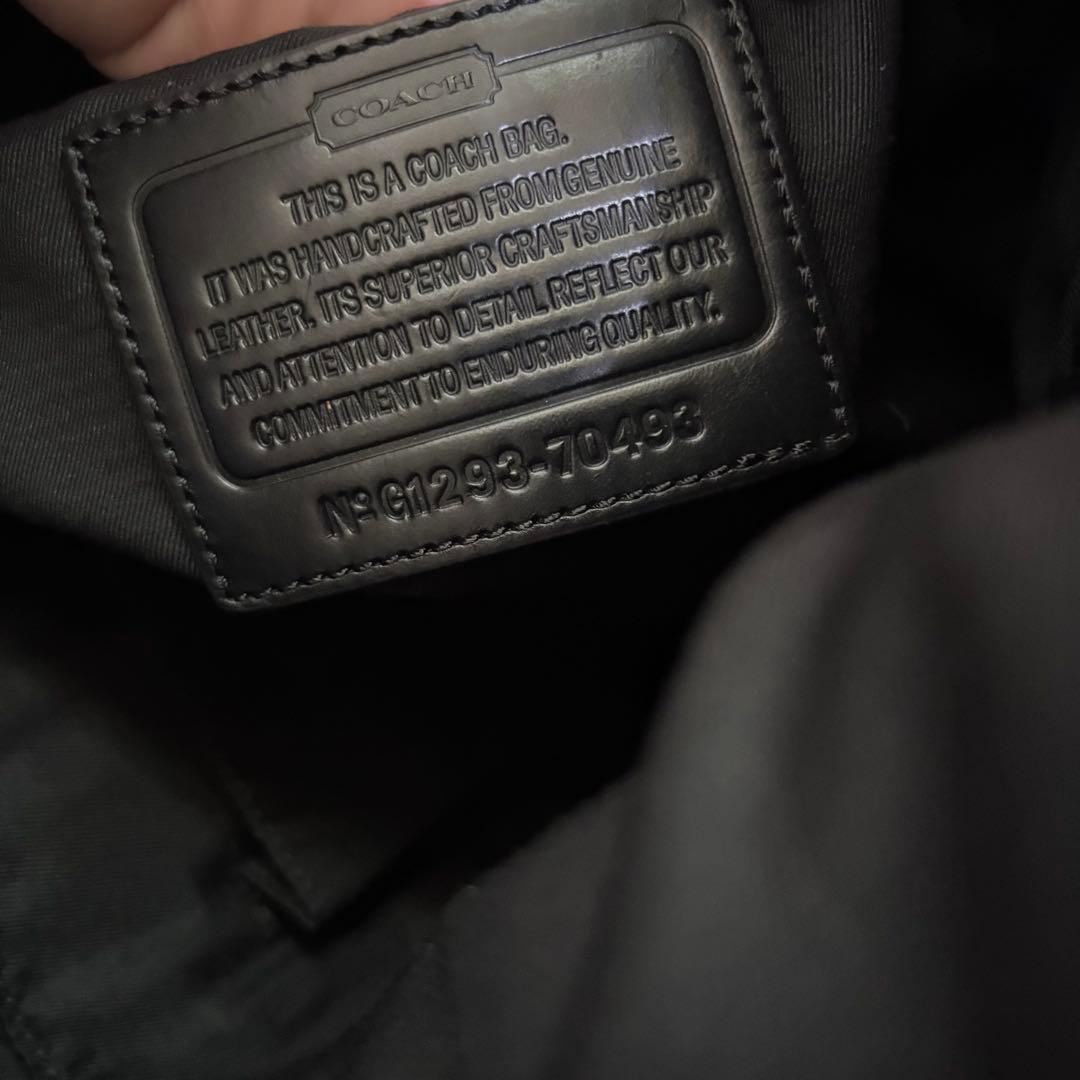 【未使用級】コーチ トンプソン トートバッグ 牛革 スパイロレザー 70493