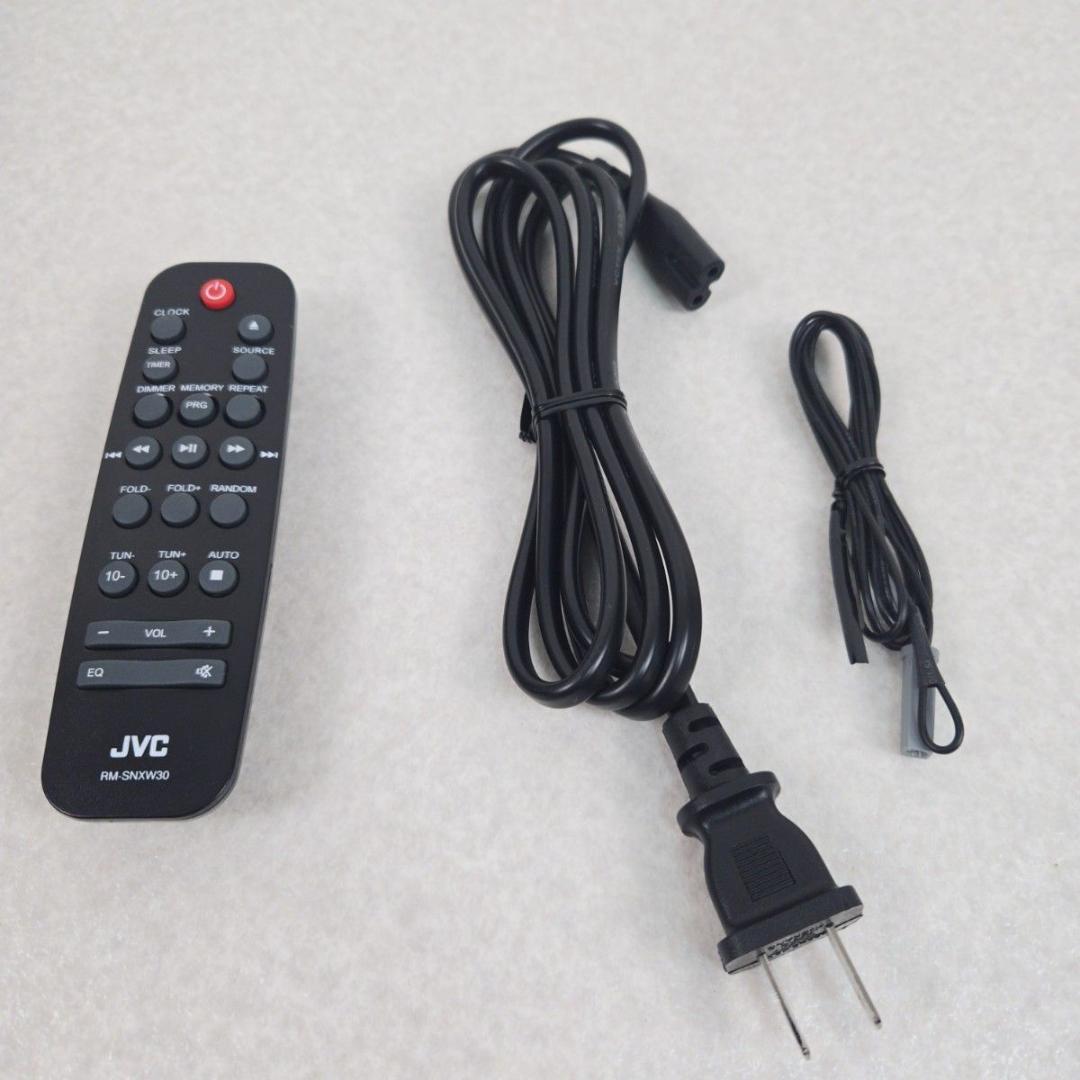 【美品】JVC NX-W30 ミニコンポ Bluetooth CD 木目 レトロ