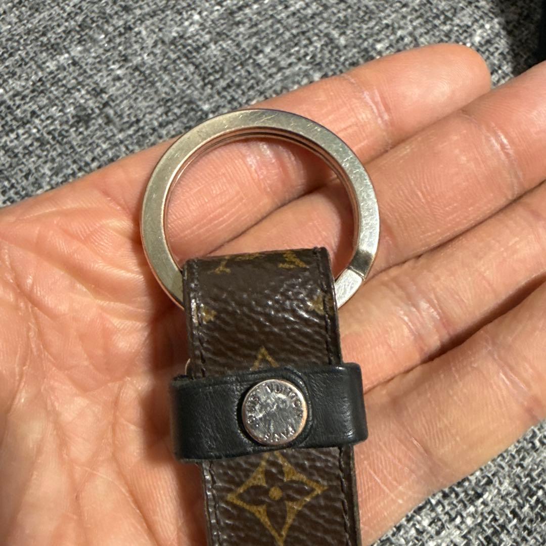 Louis Vuitton キーホルダー ブラウンレザー　キーリング