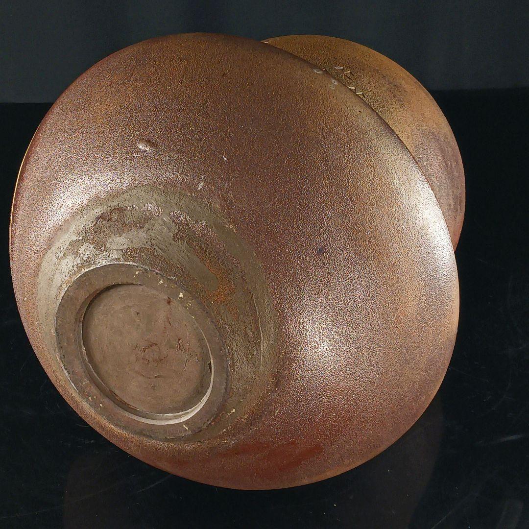 Y2295-5 備前焼 大壷 花瓶 花生 陶印有 高さ41㎝