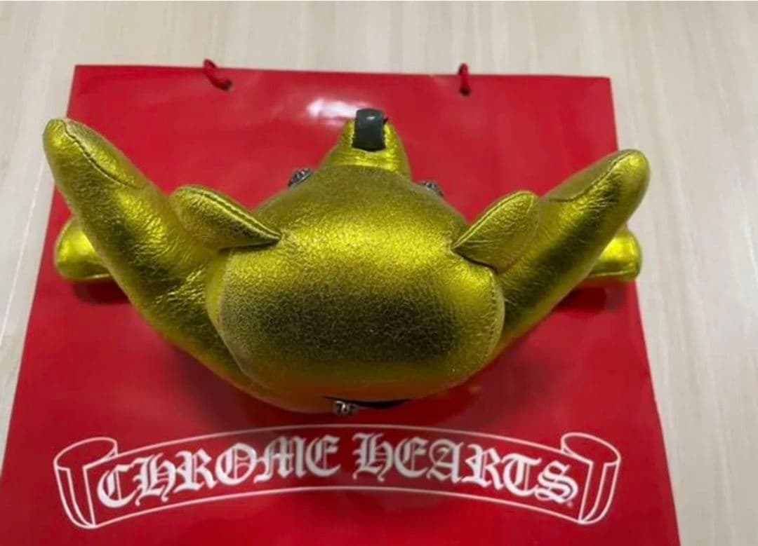 クロムハーツ TEDDY BEAR MD テディベア　ぬいぐるみ 目にはシルバー